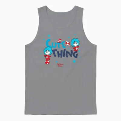Dr. Seuss Babies Cute Thing Officially Licensed Unisex Tank Top - Sport Grey