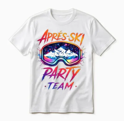 Team After Ski – Ski Winter Party Mountain Gift Unisex T-Shirt - White