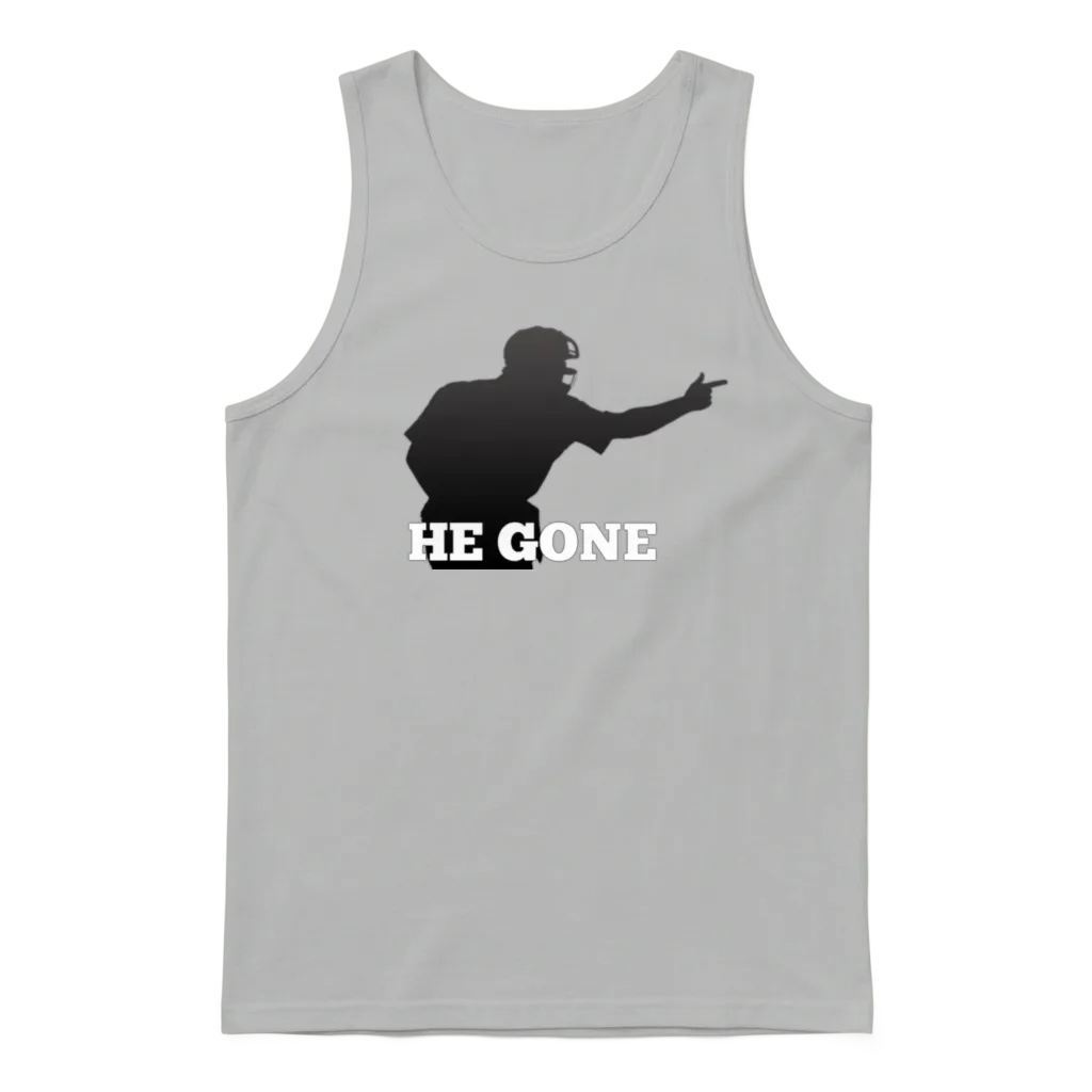 Umpire Strike 3 Unisex Tank Top - Ash