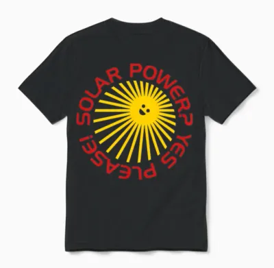 Bd Solar Power Unisex T-Shirt - Black
