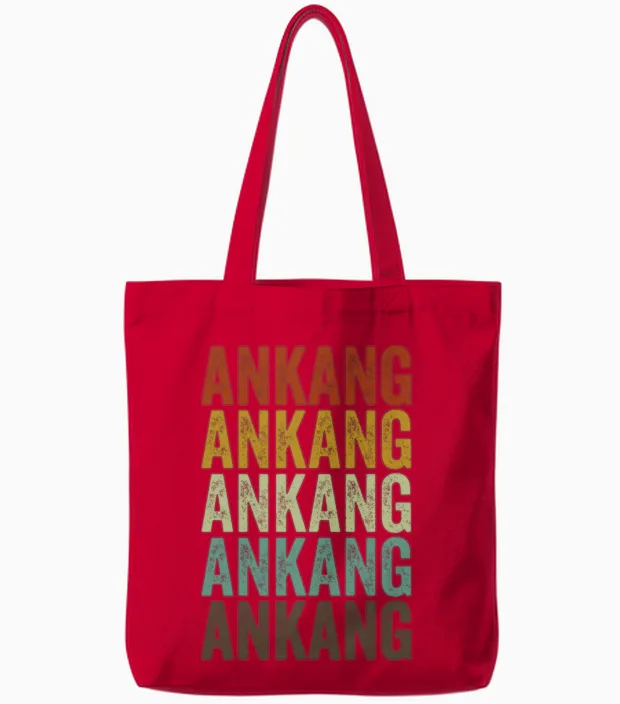 Ankang China Retro Vintage Tote Bags - Red