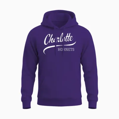 Hornets Retro Unisex Hoodie - Purple