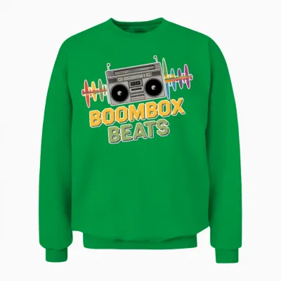 Vintage Retro Art Unisex Sweatshirt - Irish Green