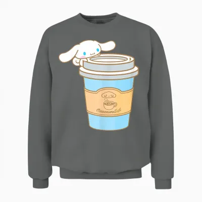 Cinnamoroll Cup of Coffee to Go Unisex Sweatshirt - Graphite Heather