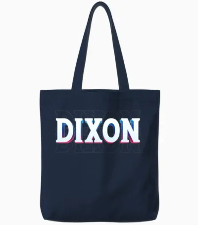 Retro - Dixon Tote Bags - Navy