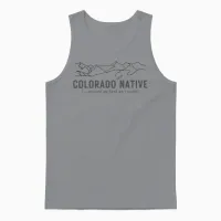 Colorado Near Native - Light Background Unisex Tank Top in Sport Grey - 1