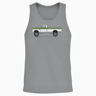 Highboy Limestone Green Unisex Tank Top - Sport Grey