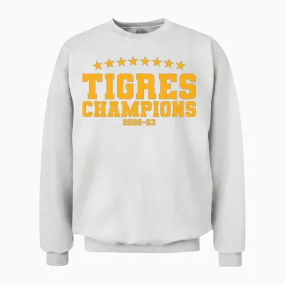 Champs Tigres Retro Unisex Sweatshirt - White