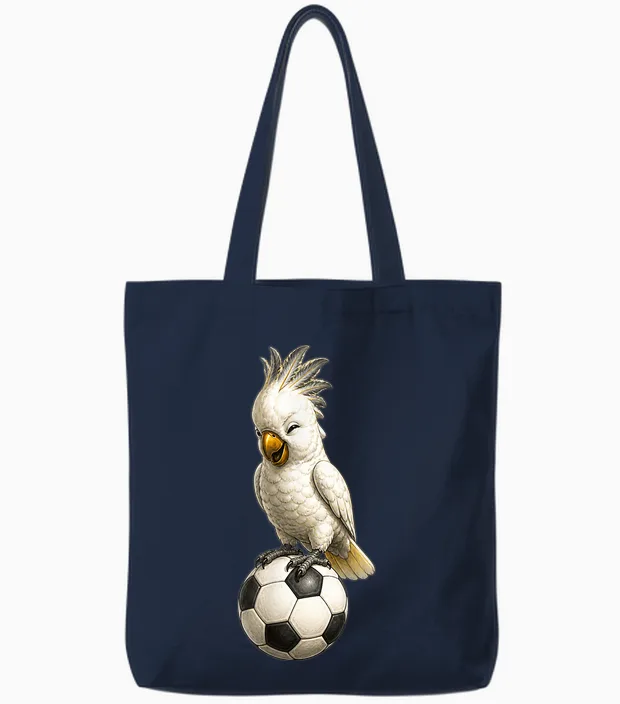 Kakadu Für Fans Von Süßen Maskottchen Tote Bags in Navy