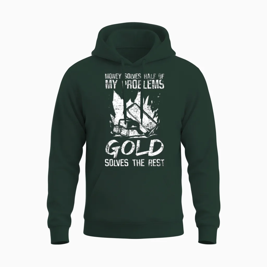 Gold Mining Unisex Hoodie in Forest