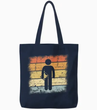 Coach Trainer Retro Tote Bags - Navy