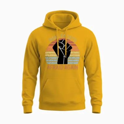 Make Racists Afraid Again Unisex Hoodie - Gold