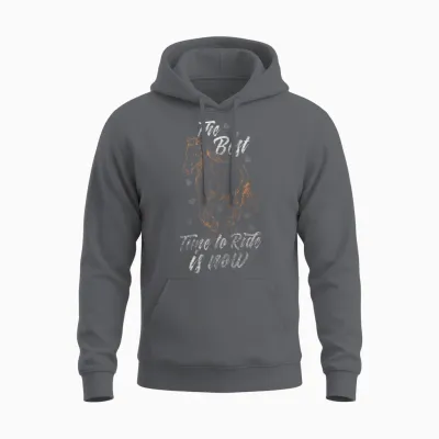 Horse Horse Lovers Mustang Love of Animals Unisex Hoodie - Charcoal