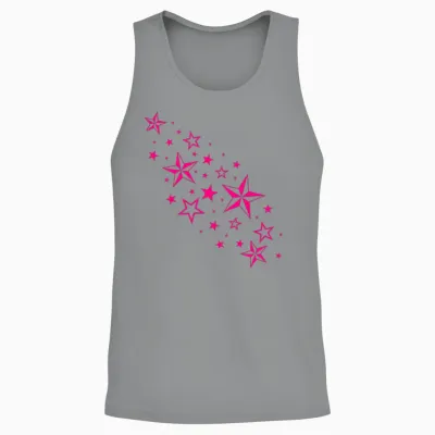 Stars Unisex Tank Top - Sport Grey