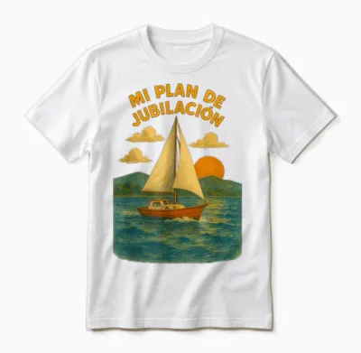 My Plan De Jubilee Barco Velero Mar Unisex T-Shirt - White