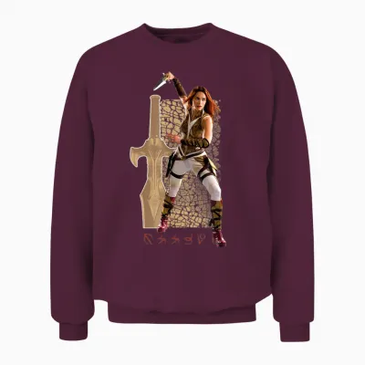Masters of the Universe Teela Mit Schwert Unisex Sweatshirt - Maroon