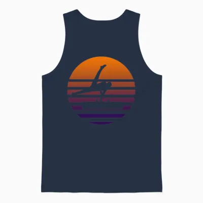 Pommel Horse Unisex Tank Top - Navy
