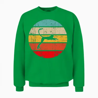 Monkey Retro Unisex Sweatshirt - Irish Green