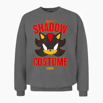 Sonic the Hedgehog Halloween This Is My Shadow Costume Unisex Sweatshirt - Graphite Heather