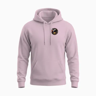 Project Hail Mary Mission Badge Pocket Logo Unisex Hoodie - Light Pink
