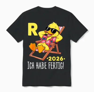Rente 2026 Legendary Pension Duck I Have Ready Retired Unisex T-Shirt - Black