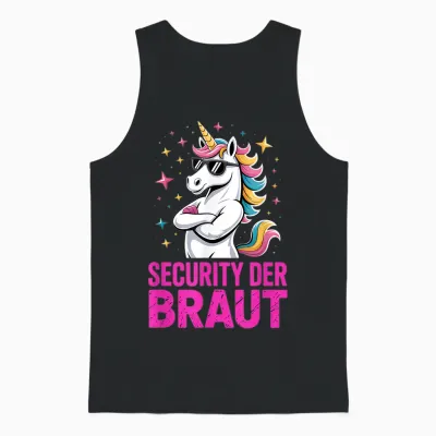 Security Der Braut Junggesellenabschied Jga Unisex Tank Top - Black