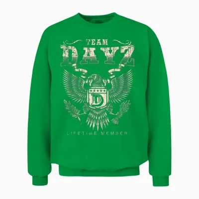 Team Dayz Lifetime-Mitglied - Dayz Name Unisex Sweatshirt - Irish Green