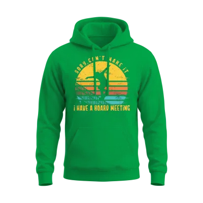 Skateboarder Retro Vintage Skateboarding Unisex Hoodie - Irish Green