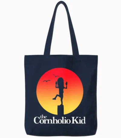 Beavis and Butthead the Cornholio Kid Tote Bags - Navy