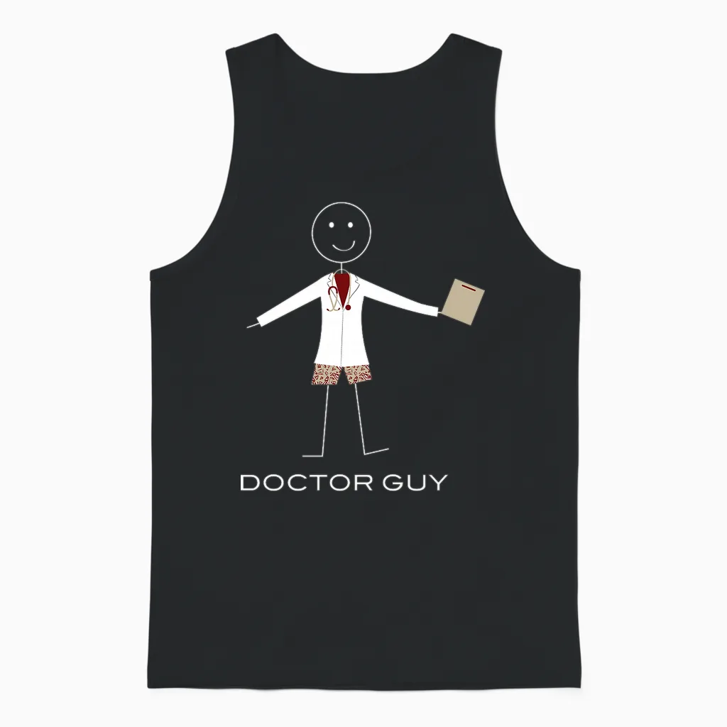 Drôle De Docteur Pour Homme, Docteur Médical T-Shirt Haut De Gamme Unisex Tank Top in Black