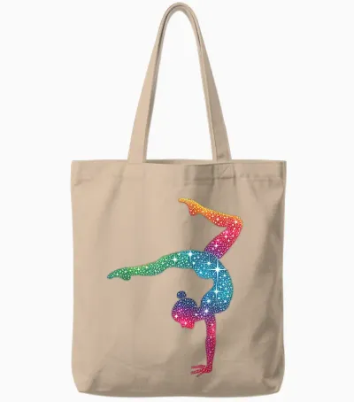 Gymnastics Tote Bags - Natural
