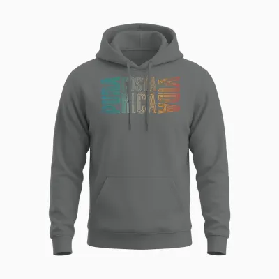 Pura Vida Costa Rica Unisex Hoodie - Graphite Heather