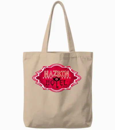 Hazbin Hotel - Title Tote Bags - Natural