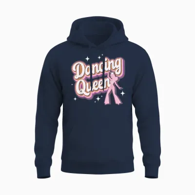 Retro 70er Jahre Disco Era Dancing Queen Unisex Hoodie - Navy