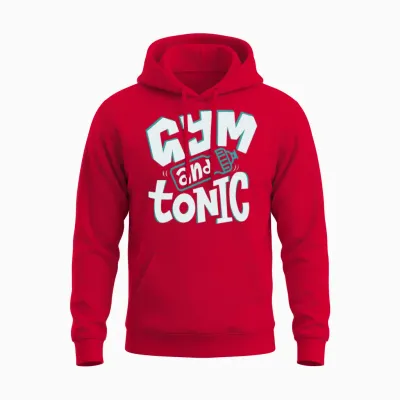 Crossfit Tonic Funny Unisex Hoodie - Red
