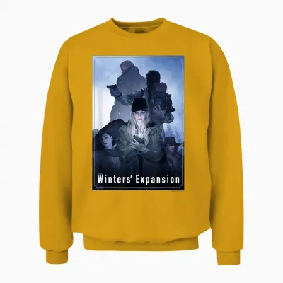 Resident Evil Village Winters' Expansion T-Shirt, Black, S Unisex Sweatshirt - Gold