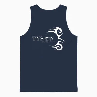 Mike Tyson Tattoo Unisex Tank Top - Navy
