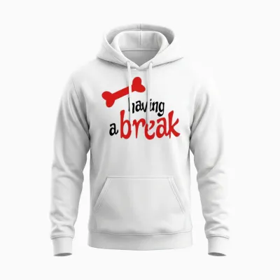 Dog Unisex Hoodie - White