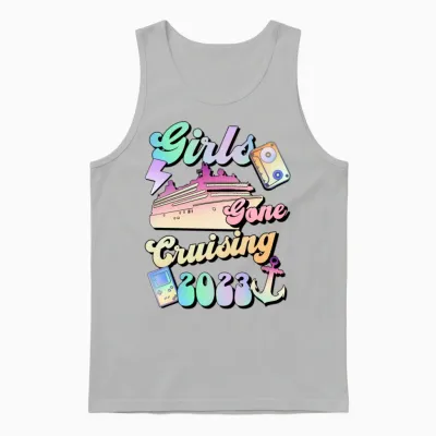 Girls Gone Cruising 2023 Unisex Tank Top - Ash