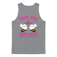 Mom Save the Boobees Funny Halloween Unisex Tank Top - Sport Grey – 1