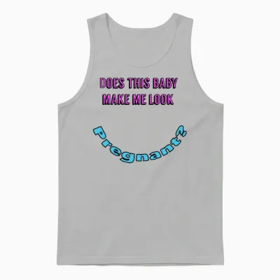 Funny Pregnancy Unisex Tank Top - Ash