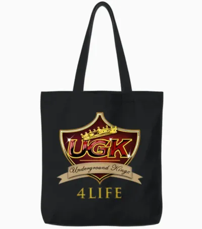Ugk 4 Life Tote Bags - Black