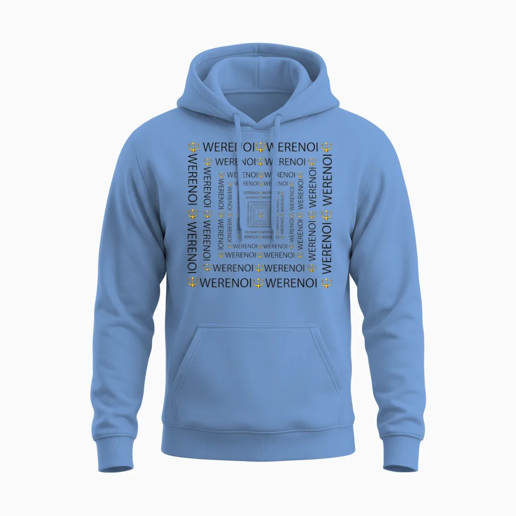 Tribute Were Noi β Fan De Rap French T-Shirt, Black, S Unisex Hoodie in Carolina Blue