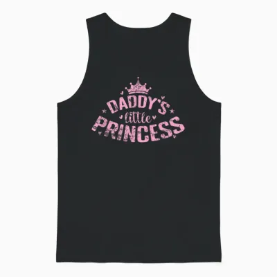 Papas Kleine Prinzessin Märchenmomente Unisex Tank Top - Black