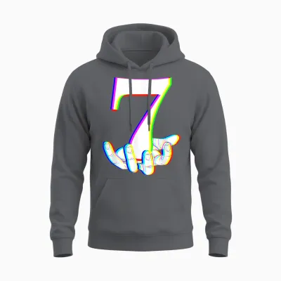 Funny 67 Six Seven Meme Couple Matching Halloween Costume Unisex Hoodie - Charcoal