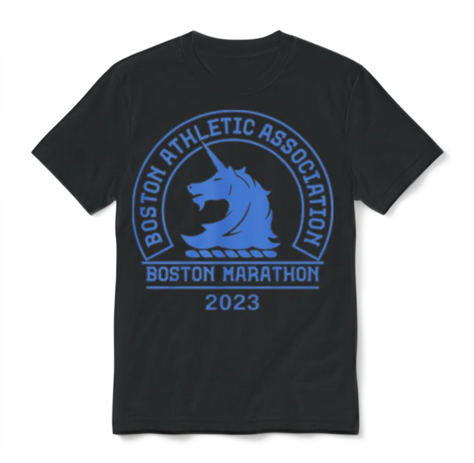 Boston Marathon 2023 โ Running Unisex T-Shirt - Black