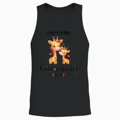 Kinder Große Schwester 2027 Einzelkind Big Sister 2027 Unisex Tank Top - Black