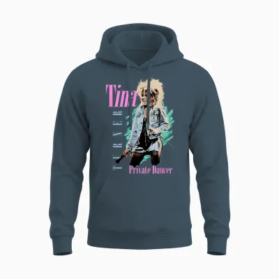Officiel Tina Turner Private Dancer Artwork Unisex Hoodie - Dark Heather