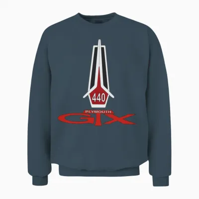 Plymouth Gtx 440 Hood Unisex Sweatshirt - Dark Heather