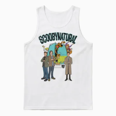 Scooby-Doo Scoobynatural Supernatural Mystery Ride Unisex Tank Top - White